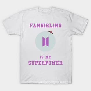 BTS ARMY fangirling is my superpower T-Shirt